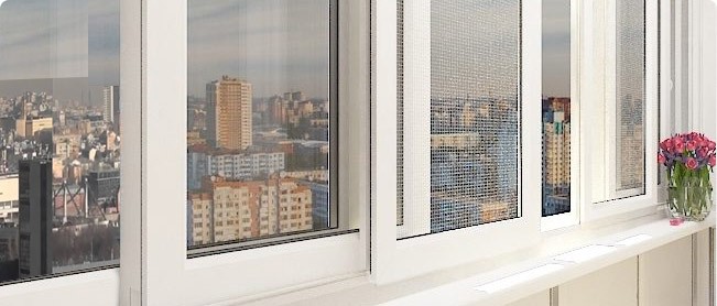 Полутёплое остекление лоджий